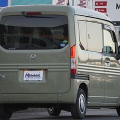 R.2(2020)年 ホンダ N-VAN +スタイル ファン ターボ ホンダセンシング 純正ナビ・TV・フルLEDヘッドライト グリーン☆2年車検付き・整備渡・1年保証付☆の画像