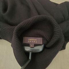 【新品 未使用】CHRISTIAN ORAN le タートルネック L｜毛100％｜ブラック｜上質ウール｜綺麗な状態の画像