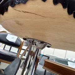 リユースのサカイ栃木店★ジモティ割あり★  カウンターチェア ブラック W44.5×D46×H88～107 クリーニング済み TC11684の画像