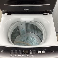 【6ヵ月保証】全自動洗濯機　Haier　JW-U55HK　5.5kgの画像