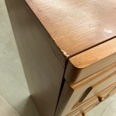 A2511-366 チェスト3段 上2段前開き キズ汚れ有りの画像