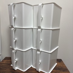 ★美品！ニトリ収納用ストッカーM6点セット★の画像