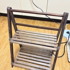 木製ラックの画像