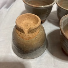 萩焼　茶器6個セットの画像