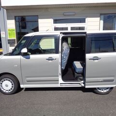 登録済未使用車　R7年式　ムーヴキャンバス　ストライプスG　パノラミックビューモニター　の画像