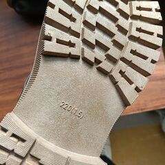 新品 22cm レディース ブーツ ブラック 厚底 シューズ サイドゴア 識別番号:【B141-S】の画像