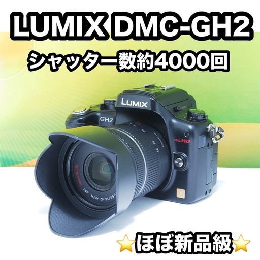 シャッター数約4000回❤️美品❤️LUMIX DMC-GH2 レンズキット ミラーレス一眼