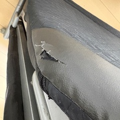 折りたたみベッド／キャスター付（使用には問題ありません）の画像