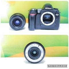 美品✨Nikon D70 ＋ AF NIKKOR 35-70mm CFカード バッグ付き レトロかわいい フィルムカメラの画像