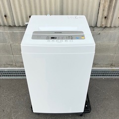アイリスオーヤマ 洗濯機 IAW-T502E 2021年製の画像