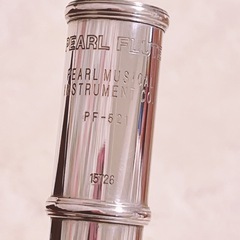 Pearl PF-521 リップ銀製 フルート flute 管楽器の画像