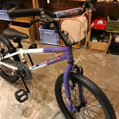 【新車】GT FRIENDSHIP 子供用BMX 20インチ　子ども車 ホワイト/パープル ジュニアBMXの画像