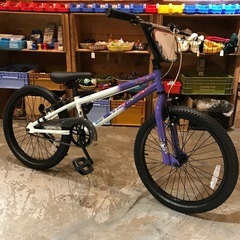 【新車】GT FRIENDSHIP 子供用BMX 20インチ　子ども車 ホワイト/パープル ジュニアBMXの画像