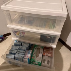 収納ケース　3だん3段の画像