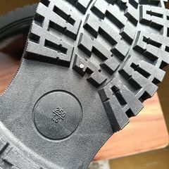 新品 25cm レディース ブーツ ブラック 厚底 シューズ サイドゴア 識別番号:【B143-S】の画像