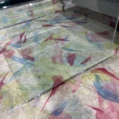 Francfranc ガラスセンターテーブルの画像