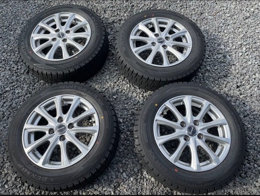 バリ山スタッドレスアルミホイール175/65R14 PCD100 4穴14インチ