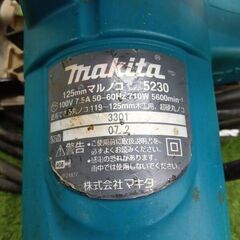 マキタ 5230 125㎜マルノコ【野田愛宕店】【店頭取引限定】【中古】管理番号：ITHXVTYPW22Xの画像