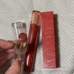 リップ 赤 メイベリン セザンヌの画像