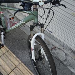 ❮ジャンク品❯LOUIS GARNEAU[ルイガノ]FIVE PRO MTB アルミ/Fサス/フラットグリーンの画像