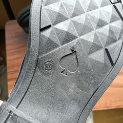 新品 24.5cm レディース ブーツ ブラック 厚底 シューズ サイドゴア 識別番号:【B144-S】の画像