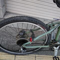 ❮ジャンク品❯LOUIS GARNEAU[ルイガノ]FIVE PRO MTB アルミ/Fサス/フラットグリーンの画像