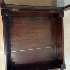 ローテーブル　ダークブラウン　アジアン家具　アンティークの画像