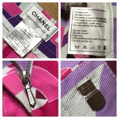 超レア 正規品 シャネル CoCo マルチカラーロゴ ミニスカート 00A 34の画像