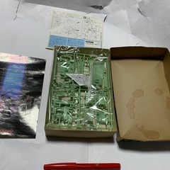 昭和レトロ　旧バンダイ　六神合体ゴットマーズ　パンドラ　ギシン軍戦闘メカ　プラモデルの画像