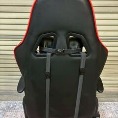 極美品 GTRACING ゲーミングチェア オットマン付き 高機能 高耐久の画像