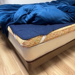 寝具オールセット　ダブルベッド　掛け布団　枕　カバー　防水敷きパッドの画像