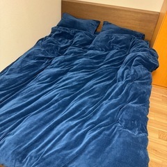 寝具オールセット　ダブルベッド　掛け布団　枕　カバー　防水敷きパッドの画像