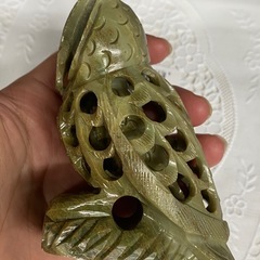 フクロウ　透かし彫り？　の画像