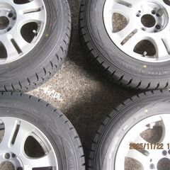 14インチ　185/65R14　アルミ付きスタッドレス　４本セットの画像