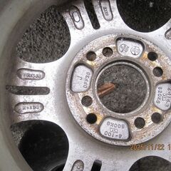 14インチ　185/65R14　アルミ付きスタッドレス　４本セットの画像