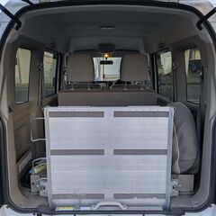 ★福祉車両！実走行3.7万キロ！エブリィワゴン【車いす移動車後部電動固定リアシート付】バックカメラ！社外メモリーナビ！両側スライド！の画像