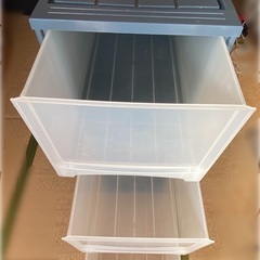 衣装ケース3個　幅42cm　奥行き78cm　高さ31cmくらいの画像