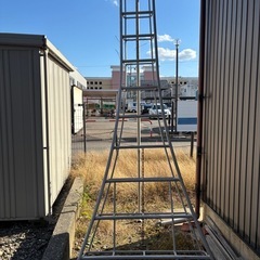 アルミ三脚 園芸ハシゴ11段 の画像