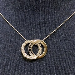 ネックレス　二重リングの画像