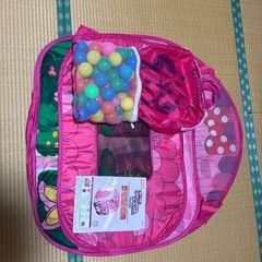 ミニーマウスままごとあそびとボールハウスの画像