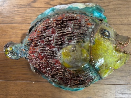 森正 陶芸 セーエー陶器 SEYEI 魚のオブジェ 壁掛け 森正陶芸の