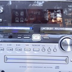 Victor マイクロコンポーネントMDシステム UX-W500　リモコン付き 🌺まだ取引可ですの画像