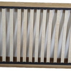 ※ MUJI 無印良品　ベッドフレーム　本体　スモール　オーク材/ベッドフレーム用ヘッドボード　スモール　オーク材の画像