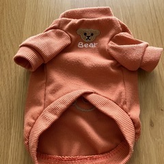 小型犬用トレーナー　オレンジ　Sの画像