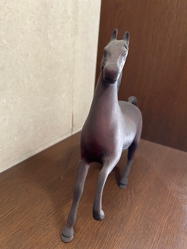 高岡銅器の銅製馬の置物美術鋳物 (ひろぶみん) 太田川のインテリア雑貨