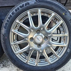 25年製★タイヤ新品！軽自動車用！マナレイスポーツ VERTEC VR-5 ミネルバ TREND165/55R15 15インチセット！4.5jの画像