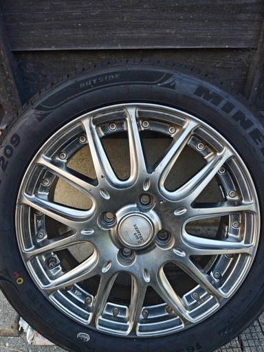 25年製★タイヤ新品！軽自動車用！マナレイスポーツ VERTEC VR-5 ミネルバ TREND165/55R15 15インチセット！