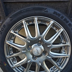 25年製★タイヤ新品！軽自動車用！マナレイスポーツ VERTEC VR-5 ミネルバ TREND165/55R15 15インチセット！4.5jの画像