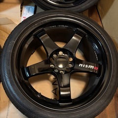 福岡★レア！RAYS！NISMO GT4/189.5j,1810.5j PCD114.3 265／35R18/直接取引5000円引き！の画像