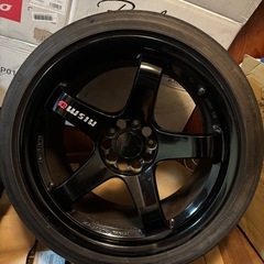福岡★レア！RAYS！NISMO GT4/189.5j,1810.5j PCD114.3 265／35R18/直接取引5000円引き！の画像